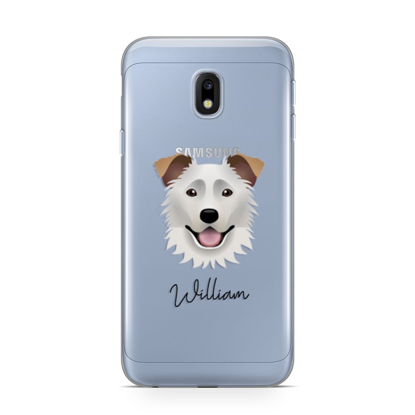 Border Collie Personalised Samsung Galaxy J3 2017 Case