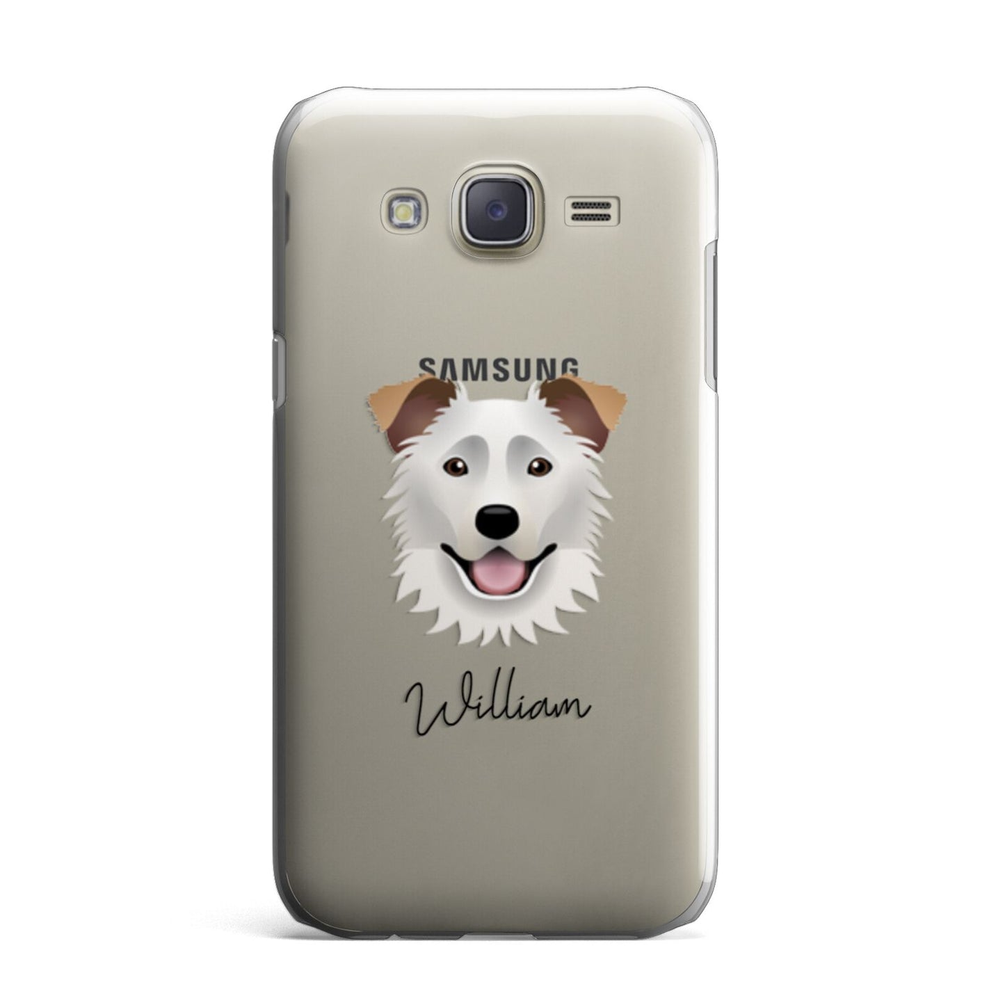 Border Collie Personalised Samsung Galaxy J7 Case