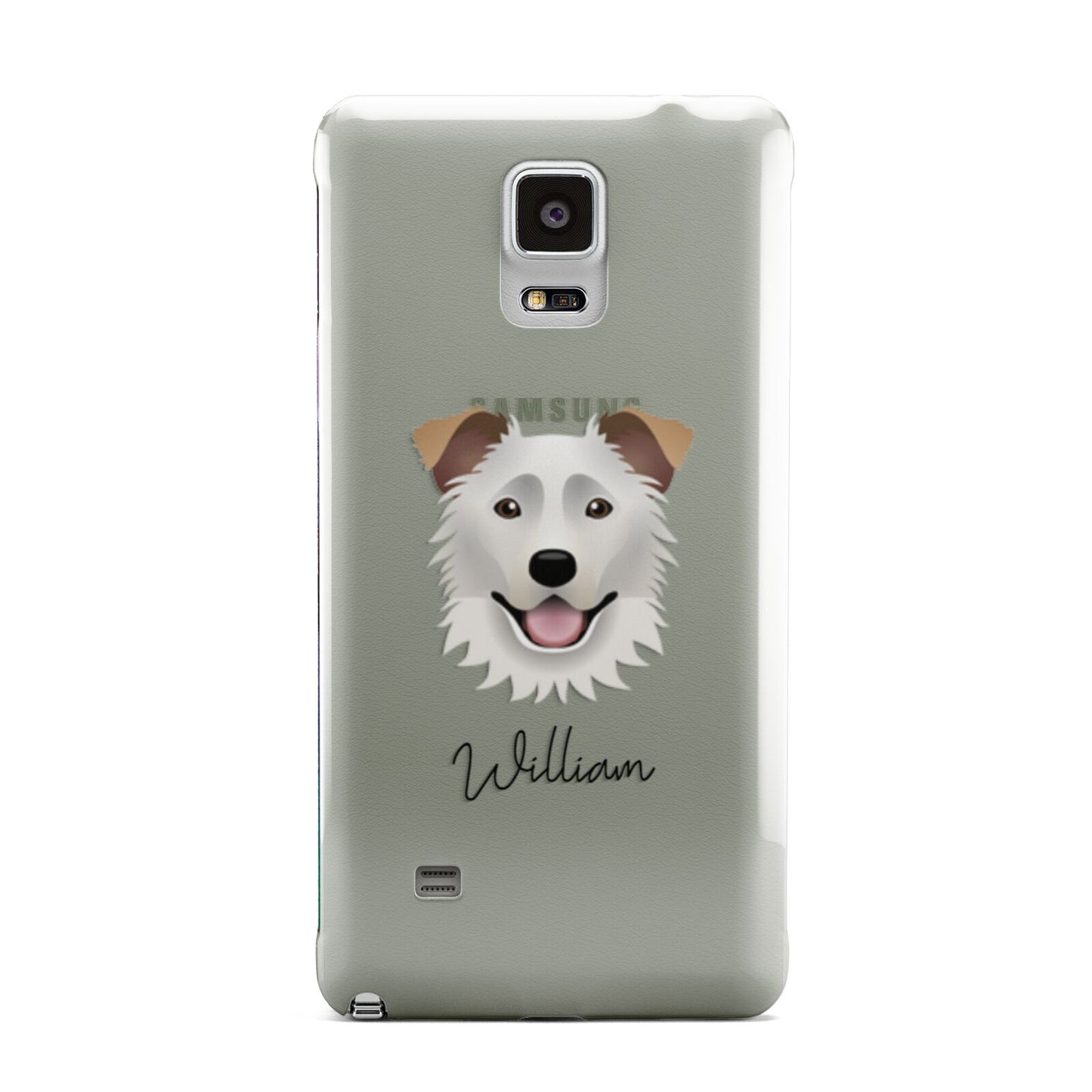 Border Collie Personalised Samsung Galaxy Note 4 Case