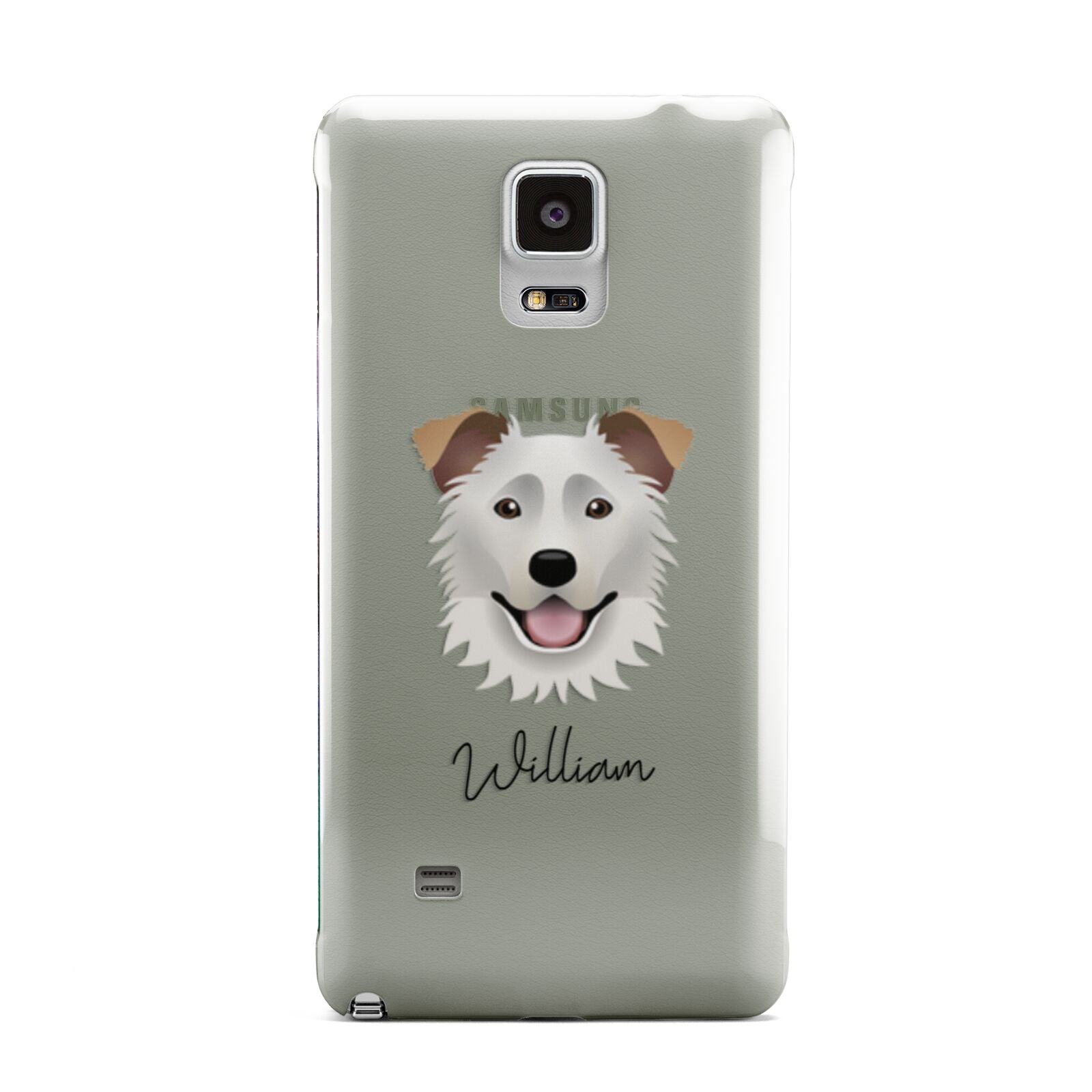 Border Collie Personalised Samsung Galaxy Note 4 Case