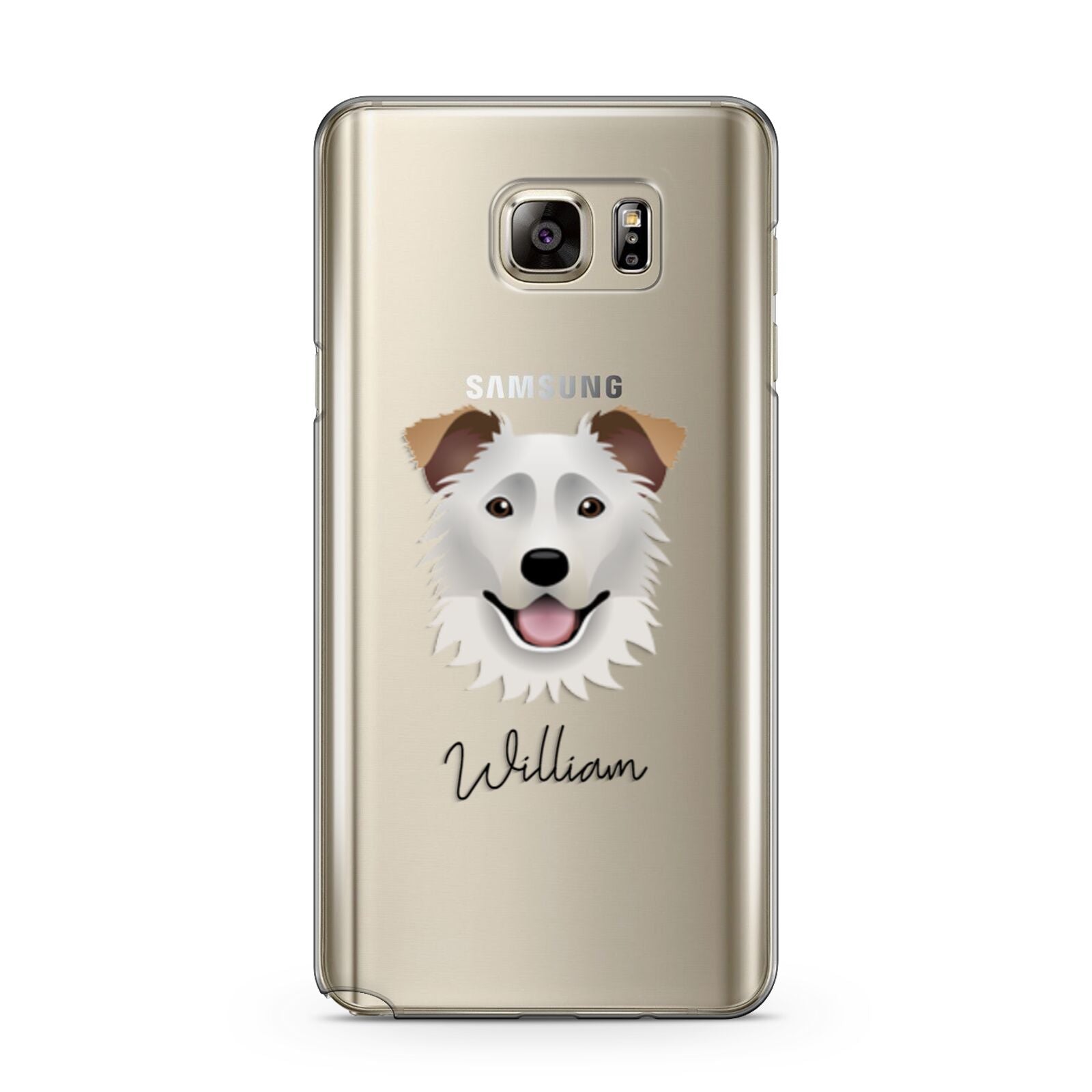 Border Collie Personalised Samsung Galaxy Note 5 Case