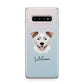 Border Collie Personalised Samsung Galaxy S10 Plus Case