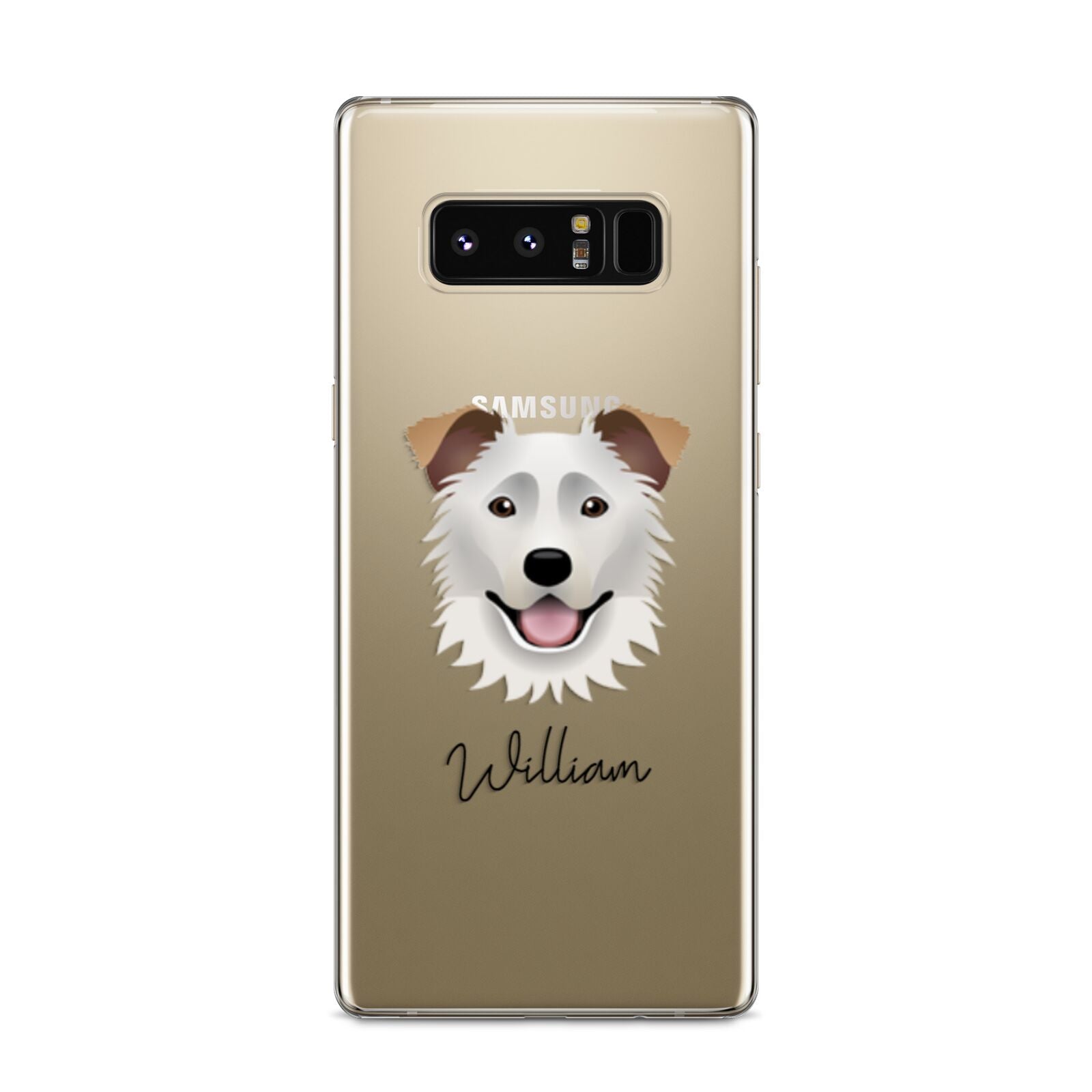 Border Collie Personalised Samsung Galaxy S8 Case