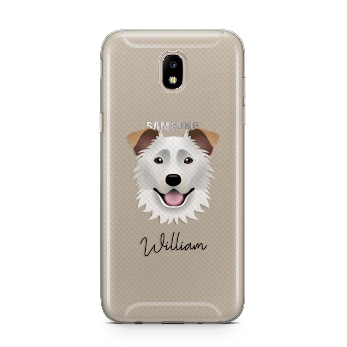 Border Collie Personalised Samsung J5 2017 Case