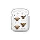 Border Terrier Icon with Name AirPods Case