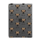 Border Terrier Icon with Name Apple iPad Grey Case