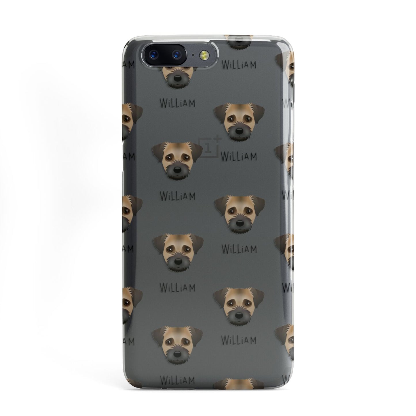 Border Terrier Icon with Name OnePlus Case