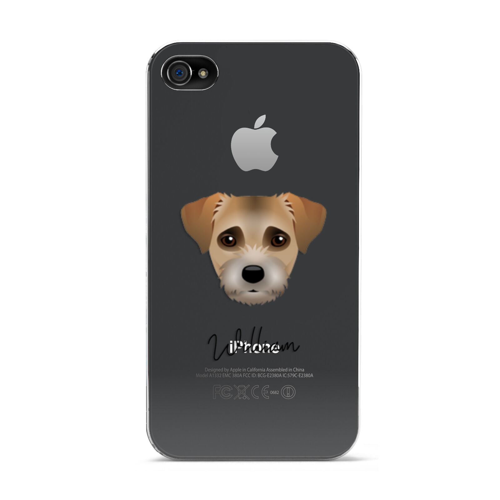Border Terrier Personalised Apple iPhone 4s Case