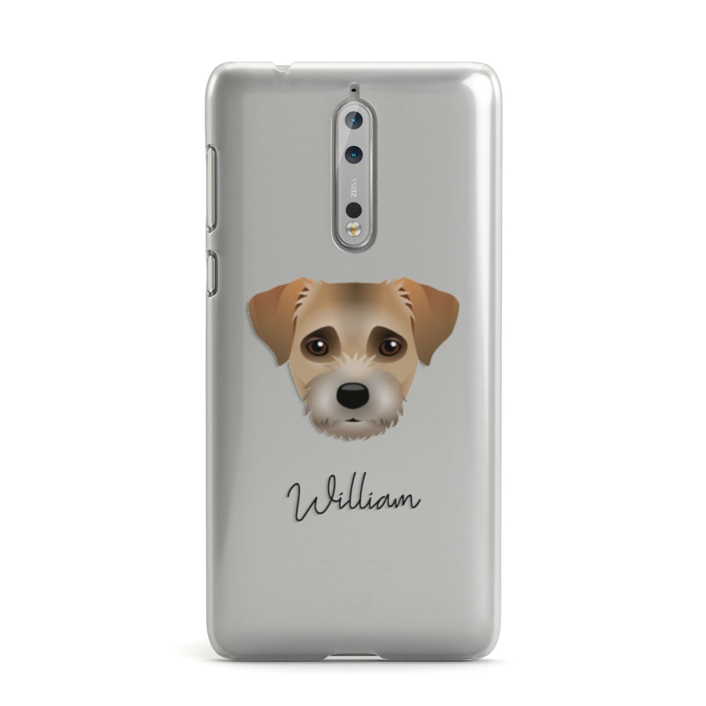 Border Terrier Personalised Nokia Case