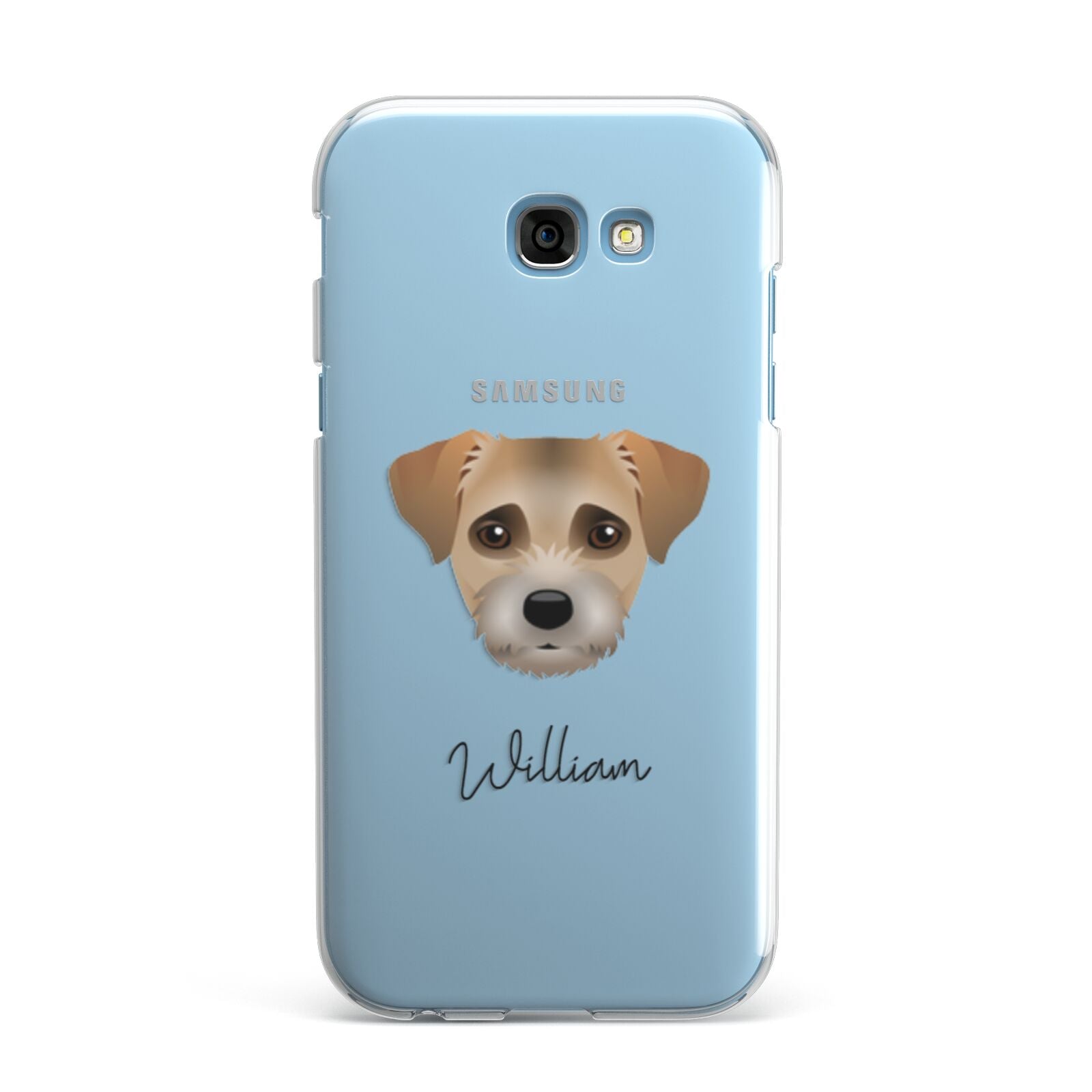 Border Terrier Personalised Samsung Galaxy A7 2017 Case