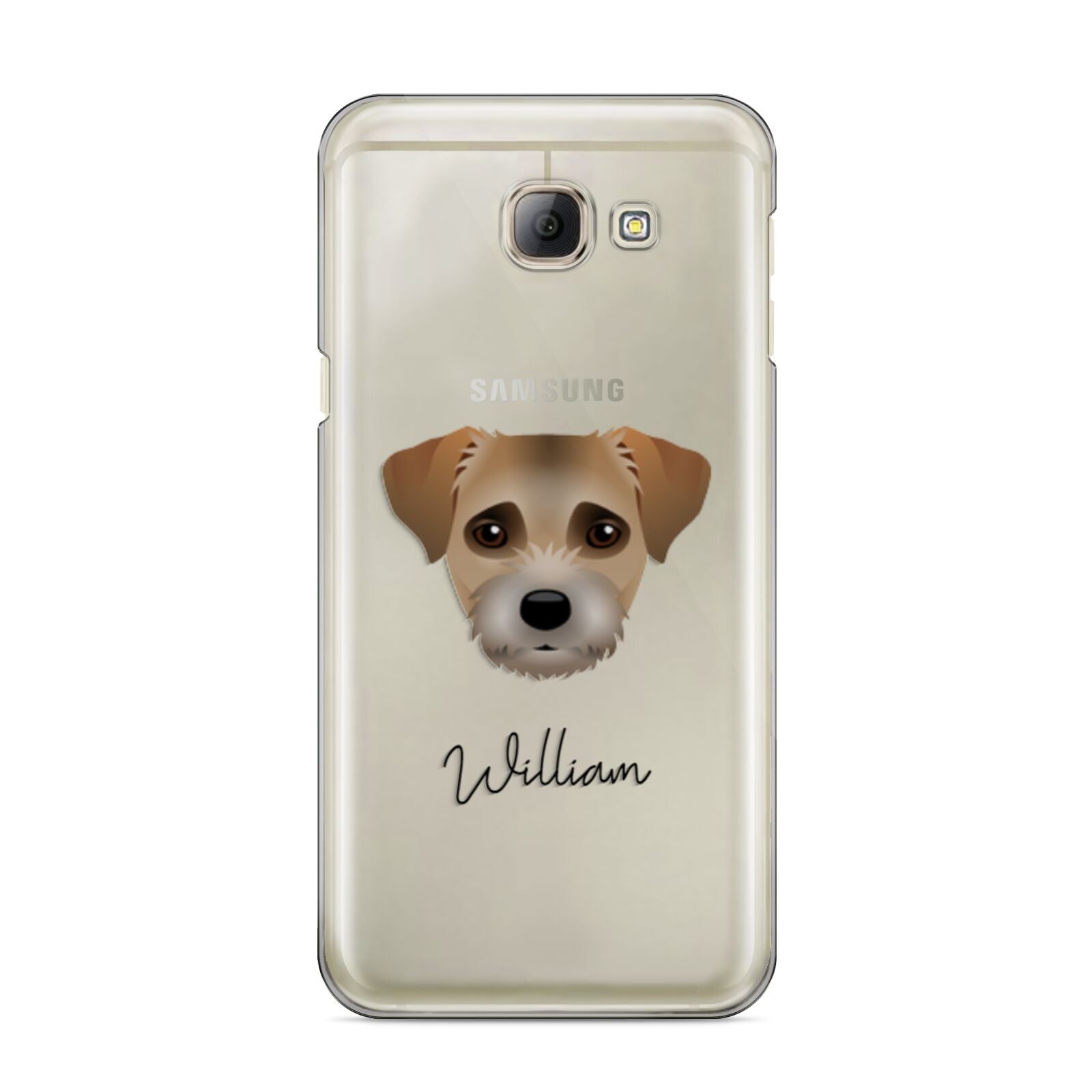Border Terrier Personalised Samsung Galaxy A8 2016 Case