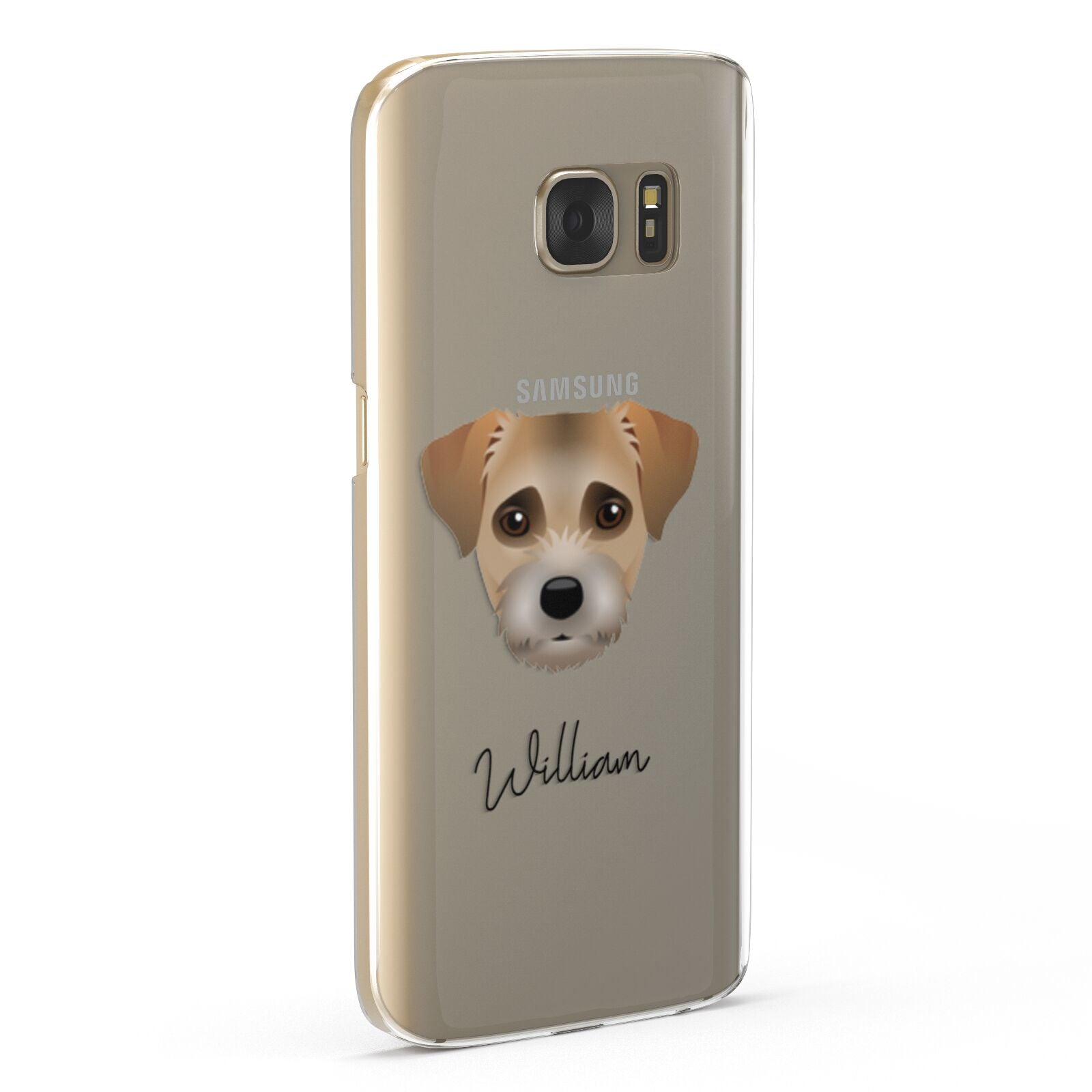 Border Terrier Personalised Samsung Galaxy Case Fourty Five Degrees