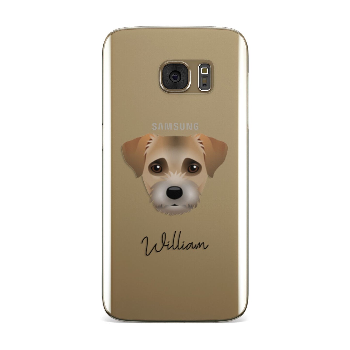Border Terrier Personalised Samsung Galaxy Case