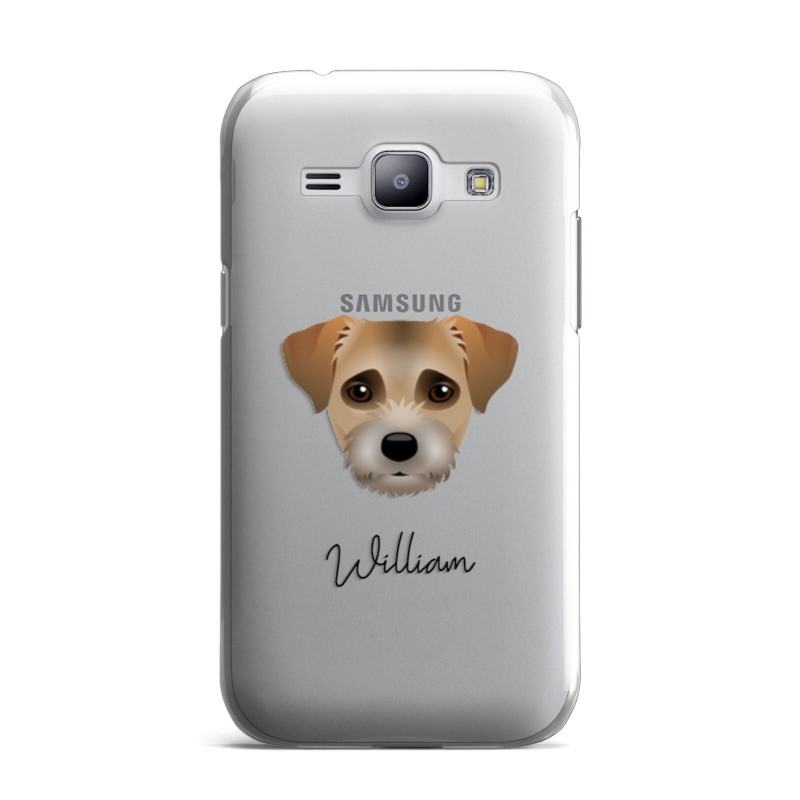 Border Terrier Personalised Samsung Galaxy J1 2015 Case