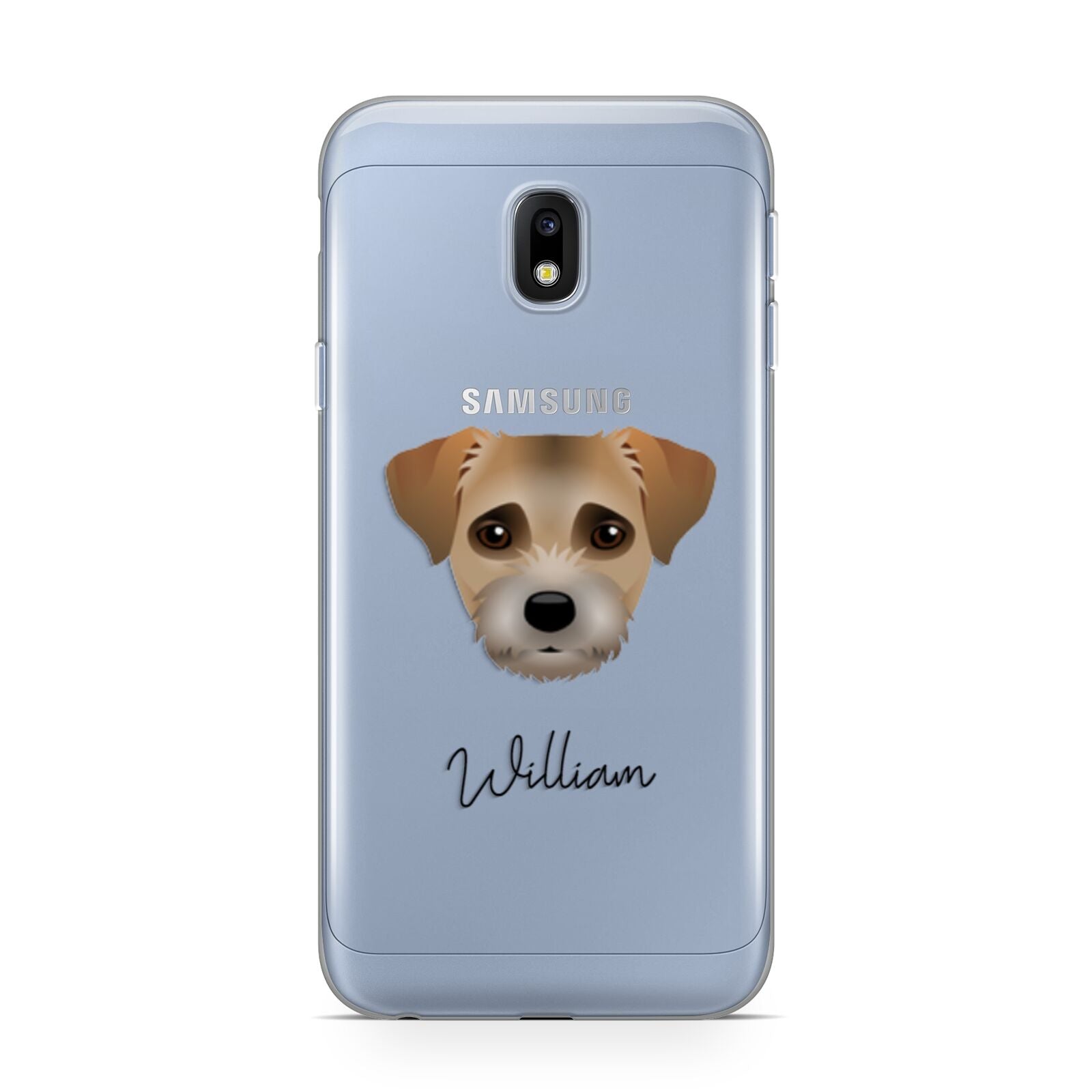 Border Terrier Personalised Samsung Galaxy J3 2017 Case