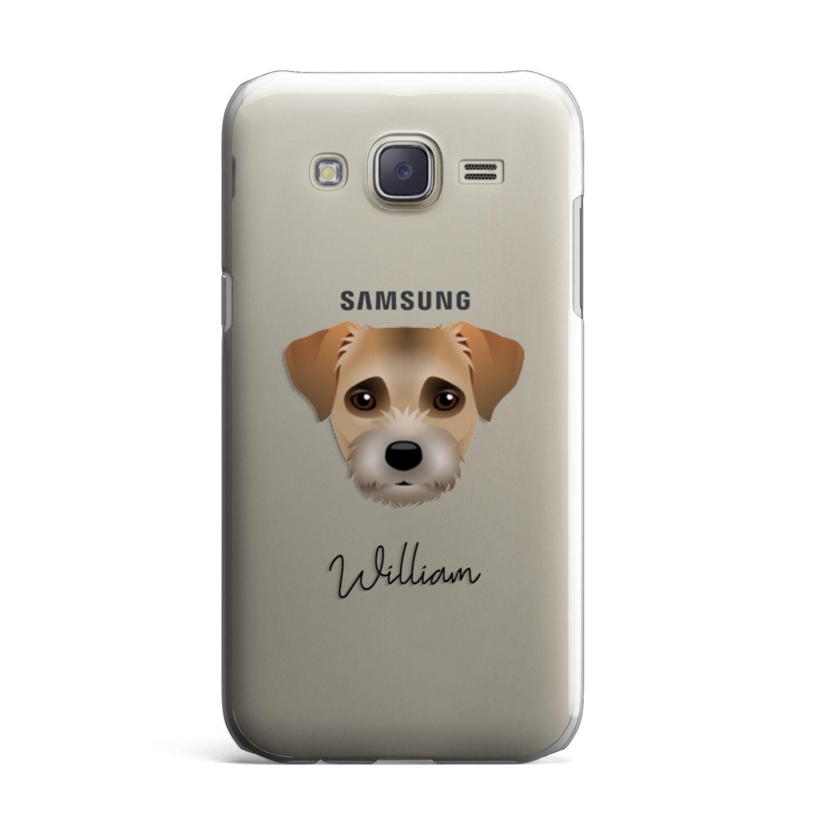 Border Terrier Personalised Samsung Galaxy J7 Case