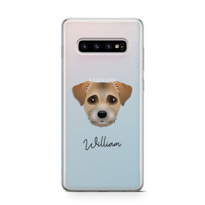 Border Terrier Personalised Samsung Galaxy S10 Case