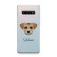 Border Terrier Personalised Samsung Galaxy S10 Plus Case