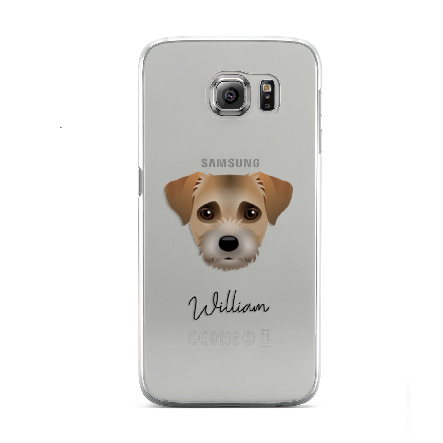 Border Terrier Personalised Samsung Galaxy S6 Case