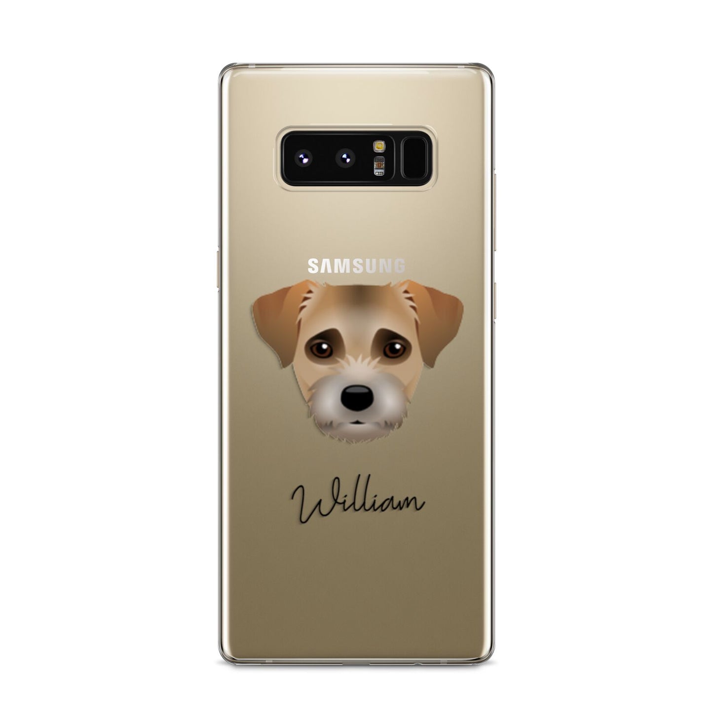 Border Terrier Personalised Samsung Galaxy S8 Case