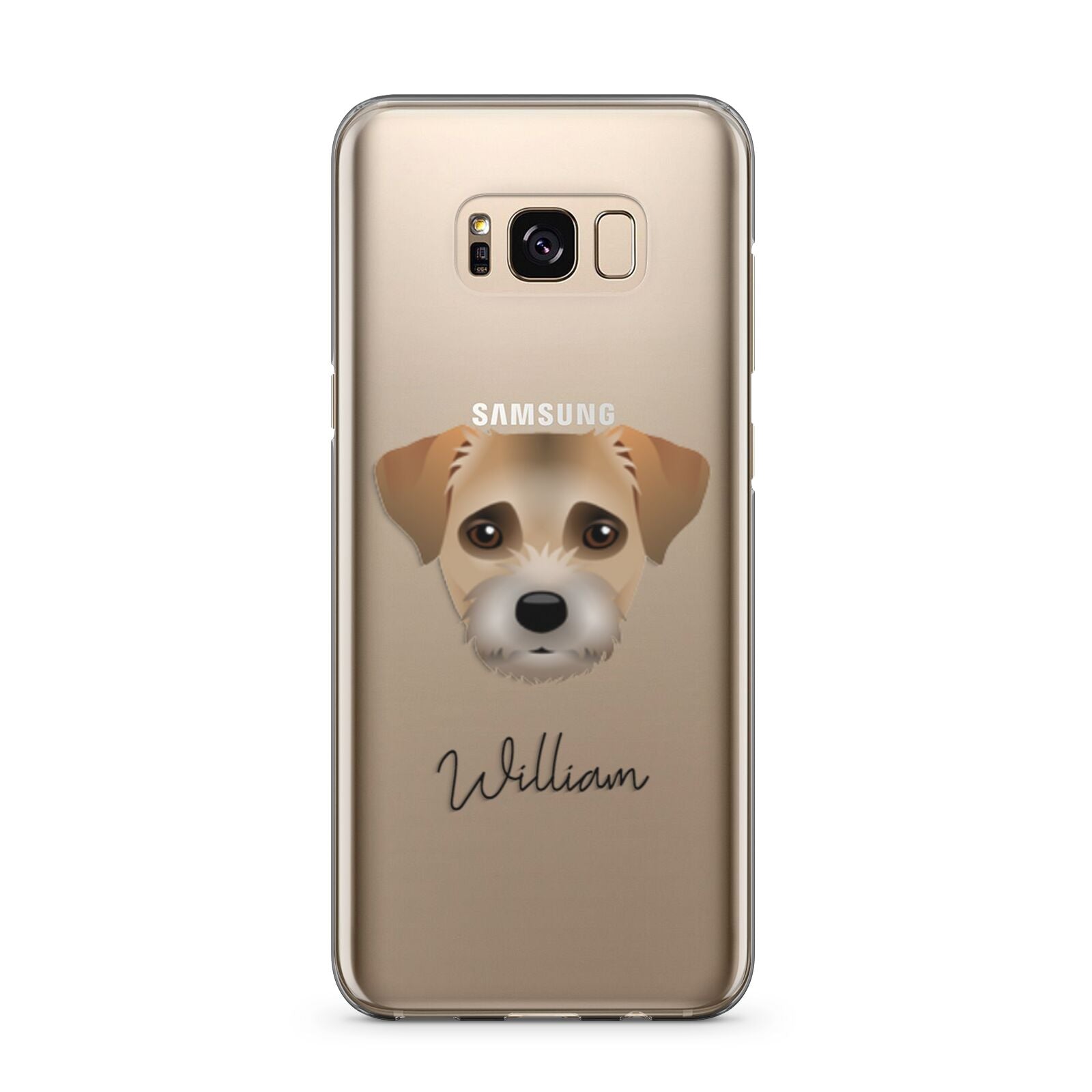 Border Terrier Personalised Samsung Galaxy S8 Plus Case