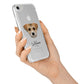 Border Terrier Personalised iPhone 7 Bumper Case on Silver iPhone Alternative Image