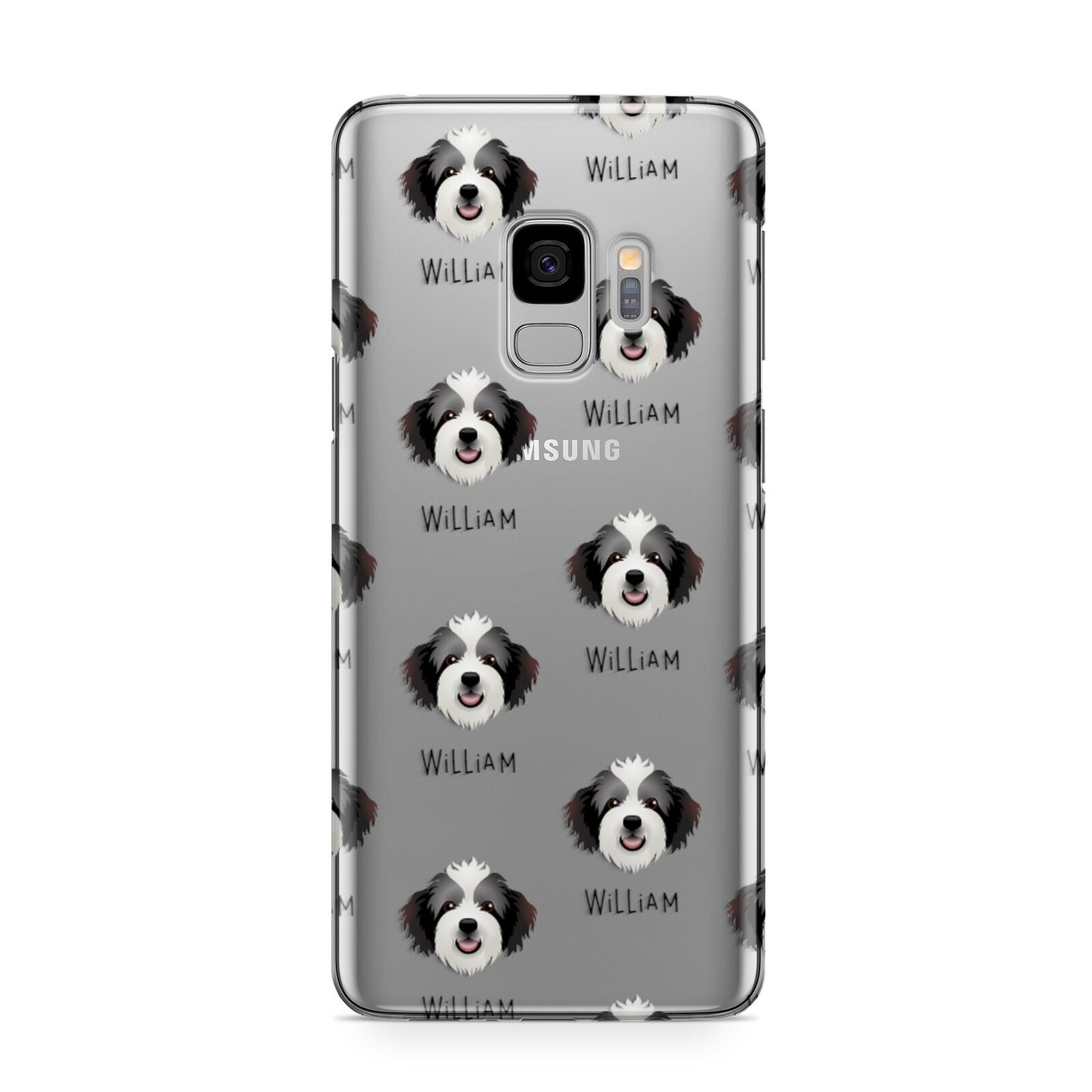 Bordoodle Icon with Name Samsung Galaxy S9 Case