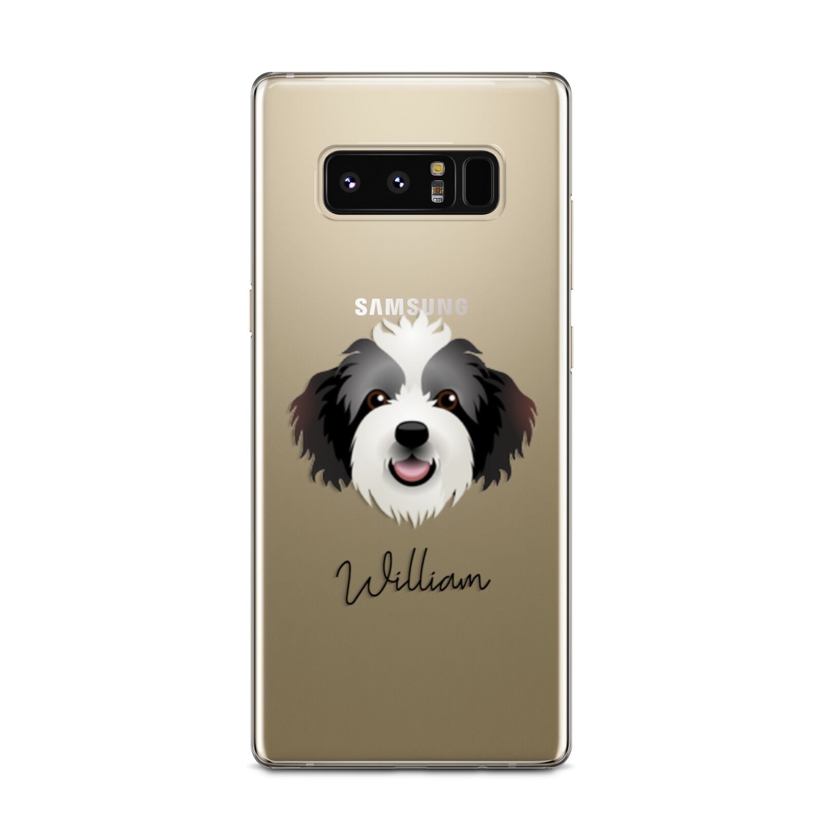 Bordoodle Personalised Samsung Galaxy Note 8 Case