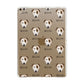 Borzoi Icon with Name Apple iPad Gold Case