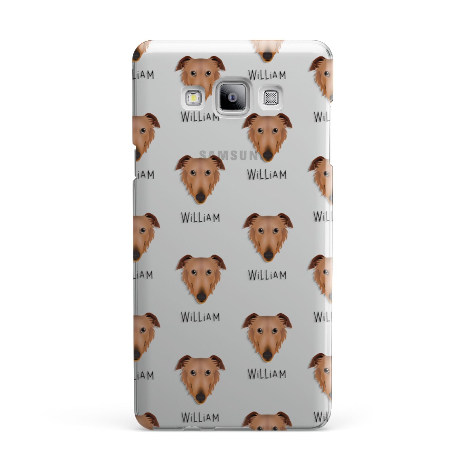 Borzoi Icon with Name Samsung Galaxy A7 2015 Case