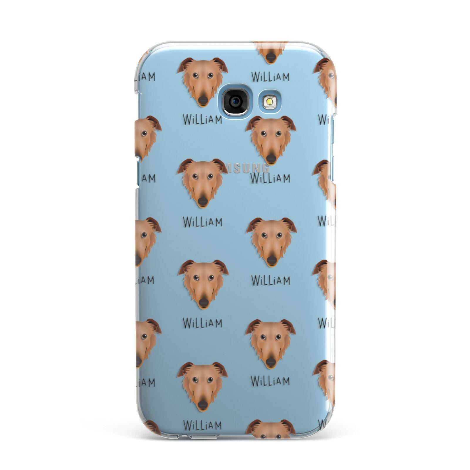 Borzoi Icon with Name Samsung Galaxy A7 2017 Case