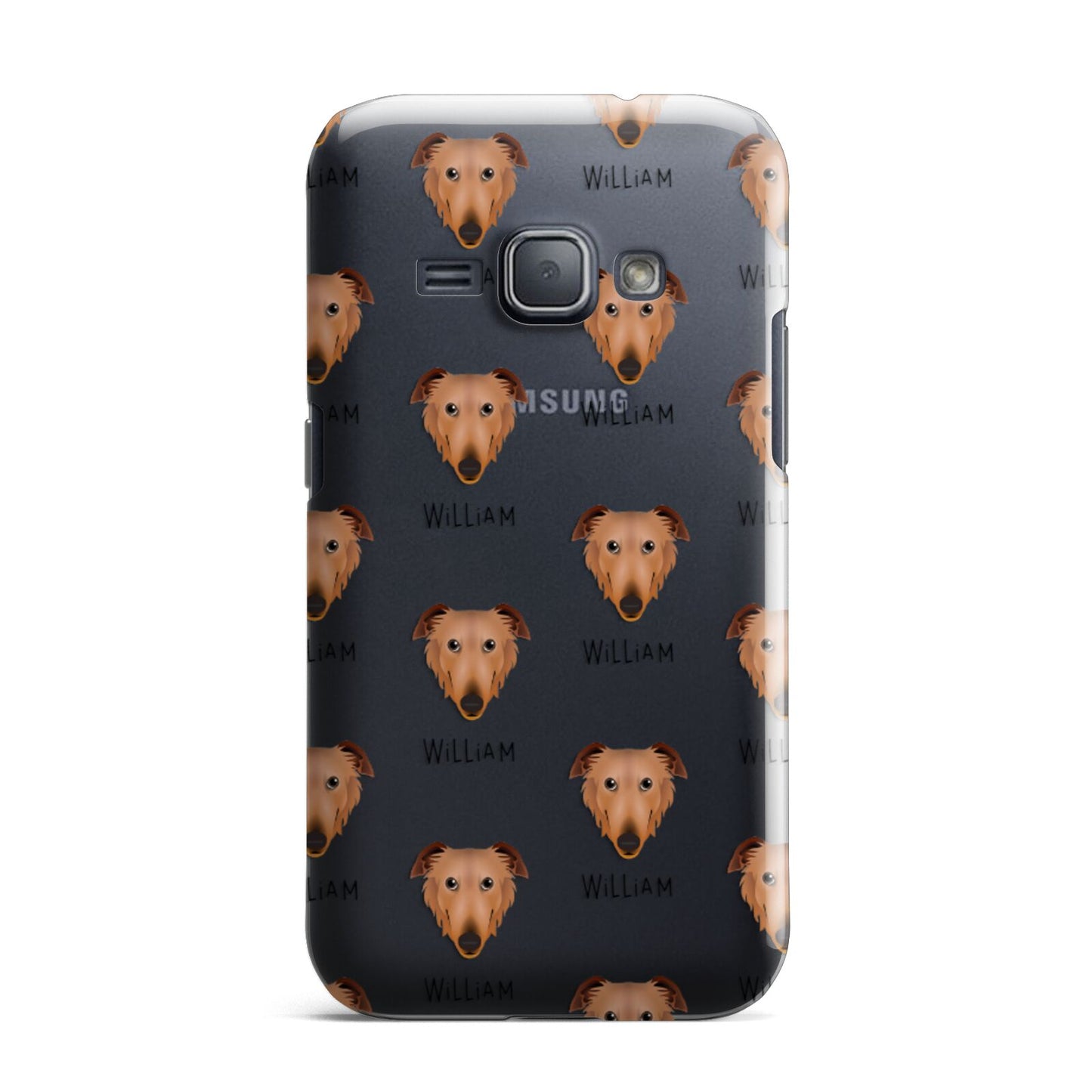 Borzoi Icon with Name Samsung Galaxy J1 2016 Case