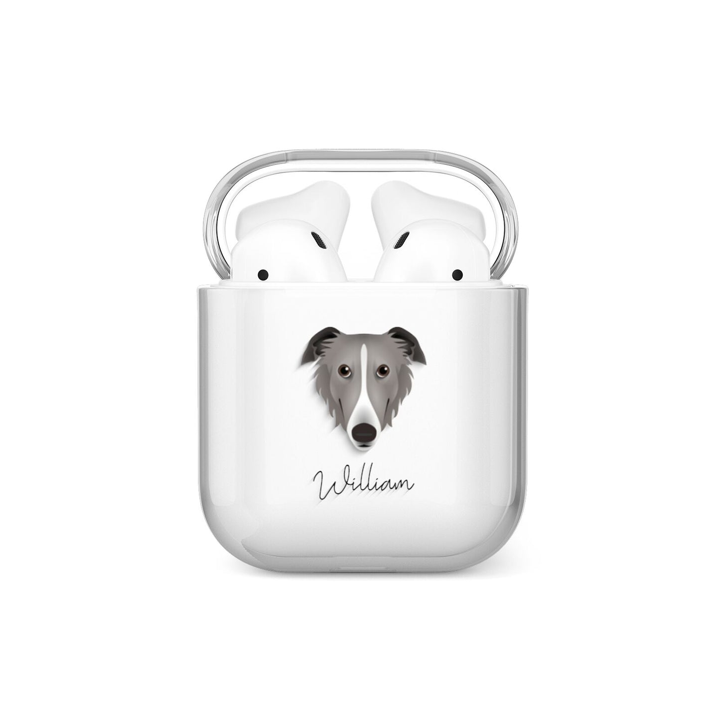 Borzoi Personalised AirPods Case