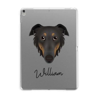 Borzoi Personalised Apple iPad Silver Case