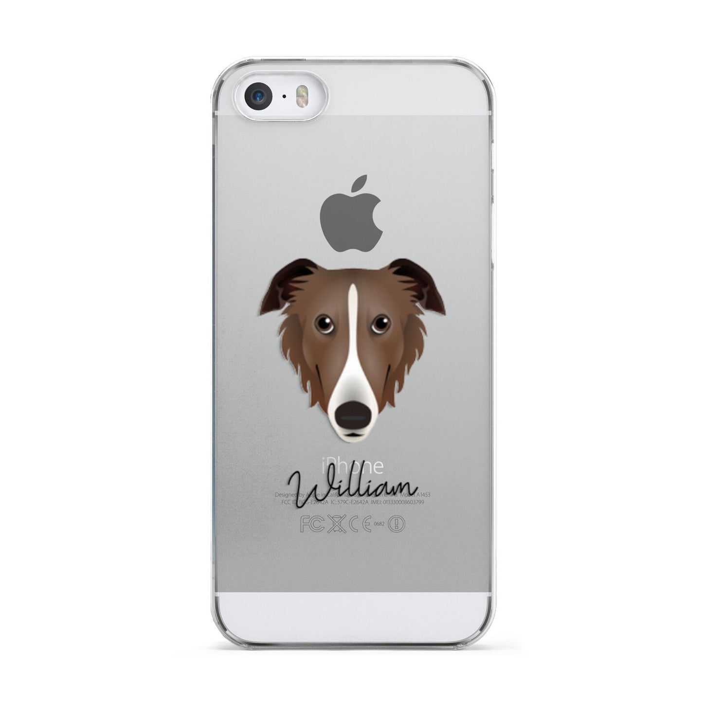 Borzoi Personalised Apple iPhone 5 Case