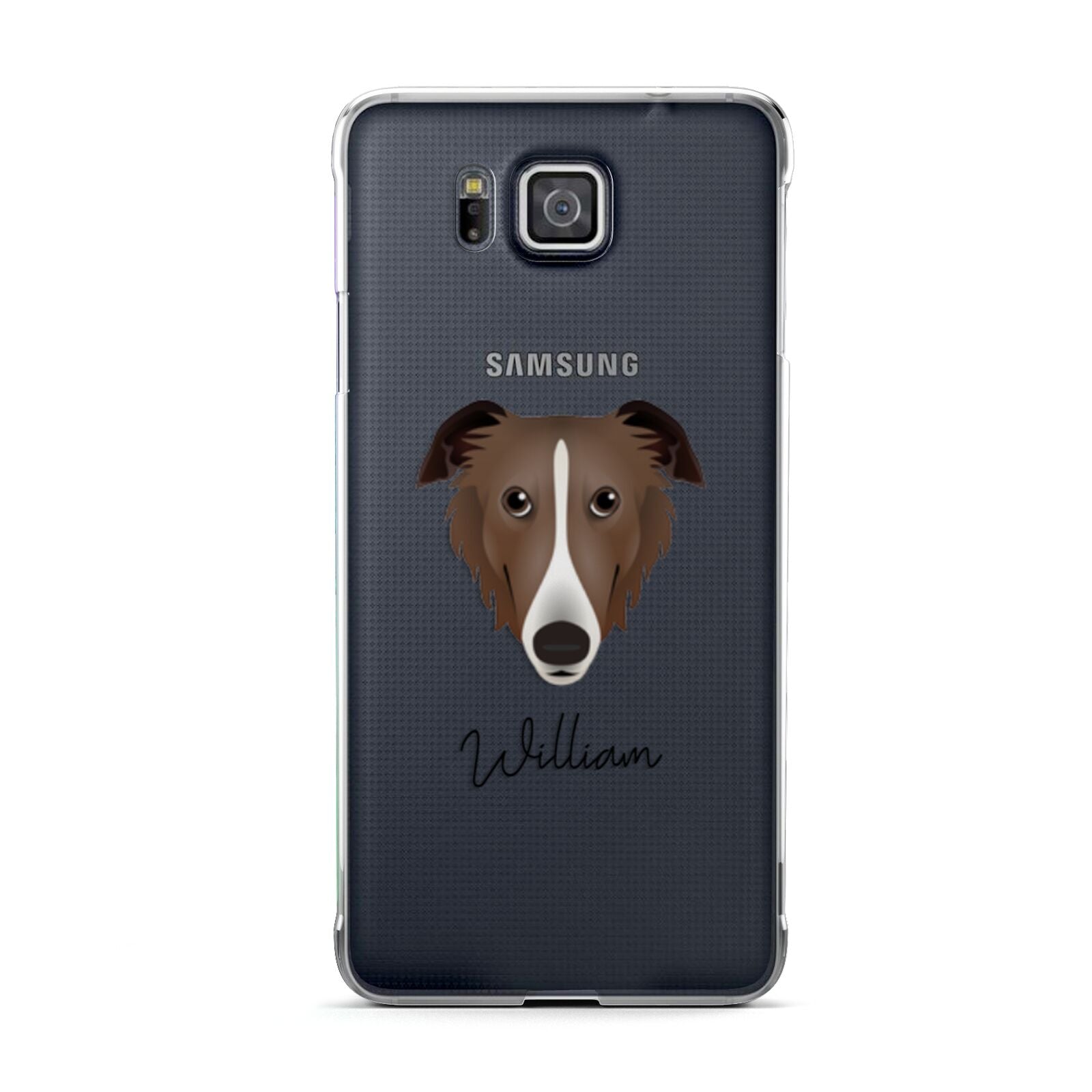 Borzoi Personalised Samsung Galaxy Alpha Case