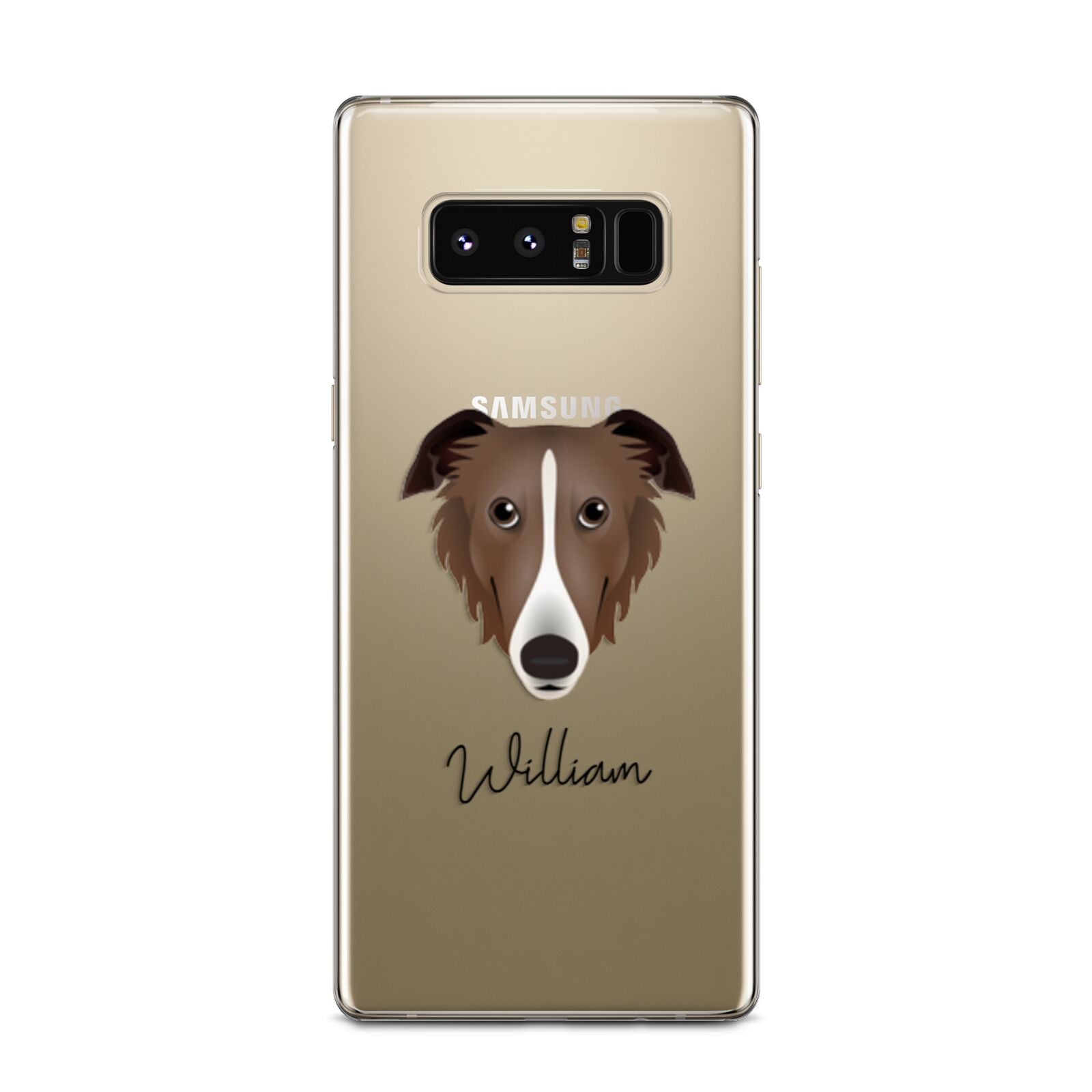 Borzoi Personalised Samsung Galaxy Note 8 Case