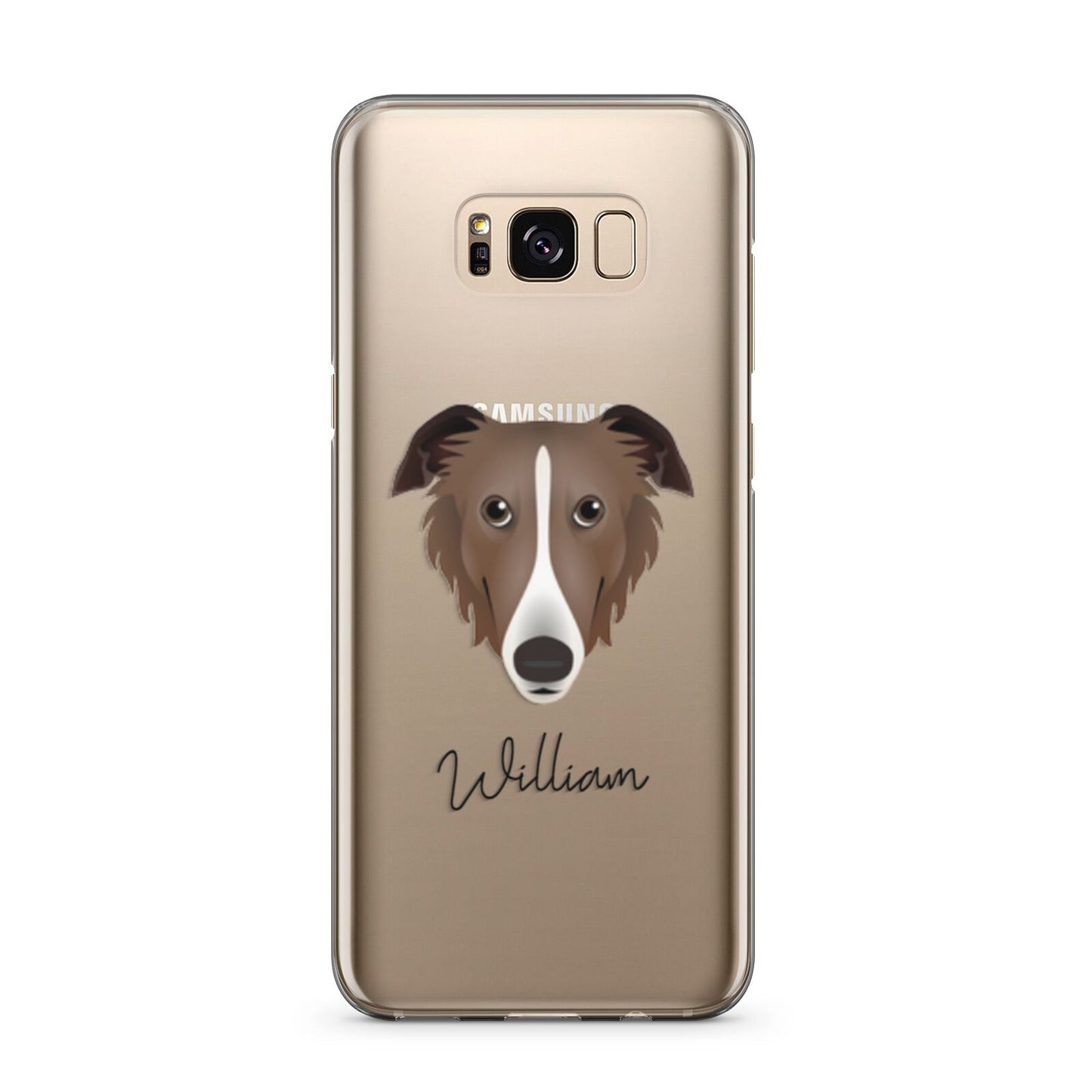 Borzoi Personalised Samsung Galaxy S8 Plus Case