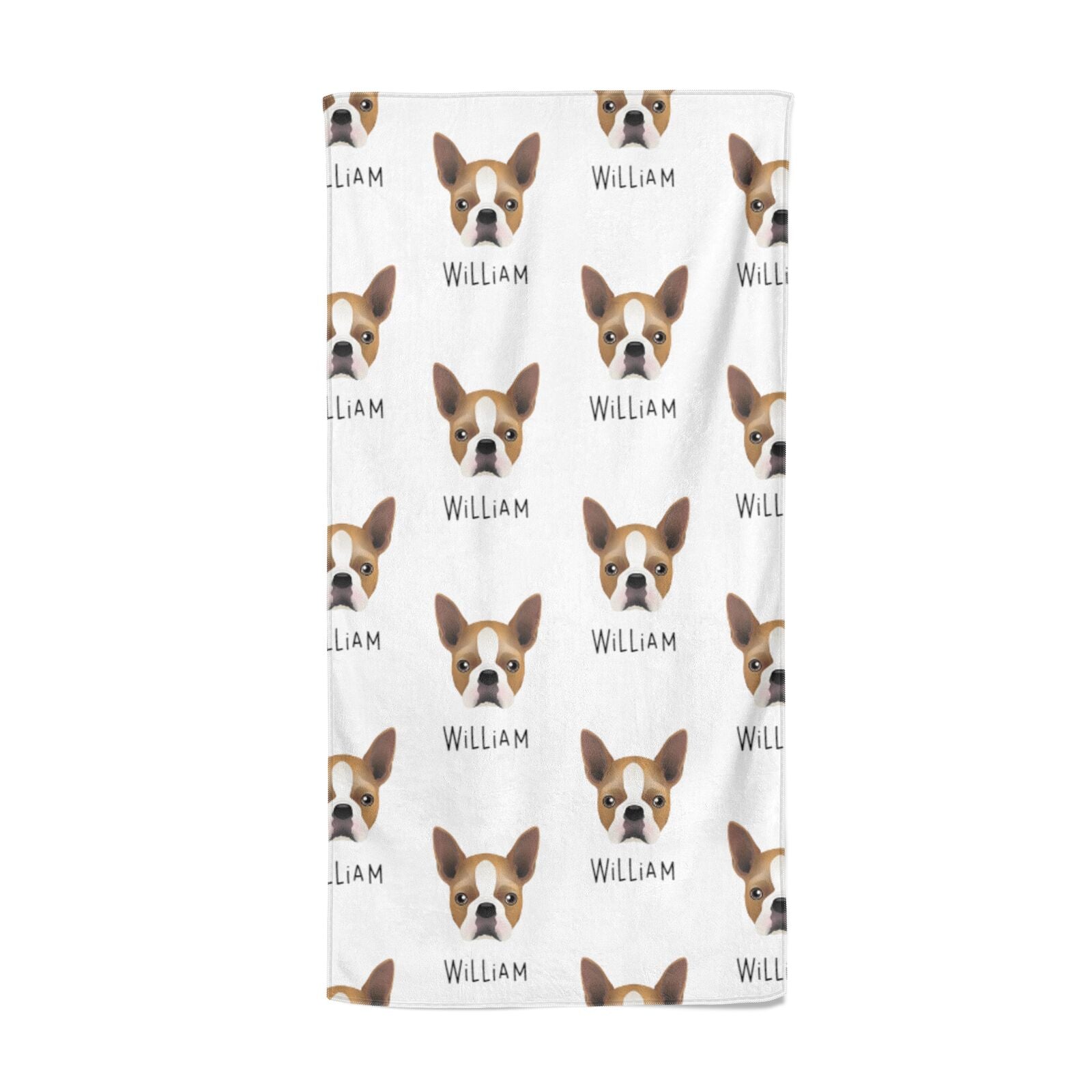 Boston terrier hotsell beach towel