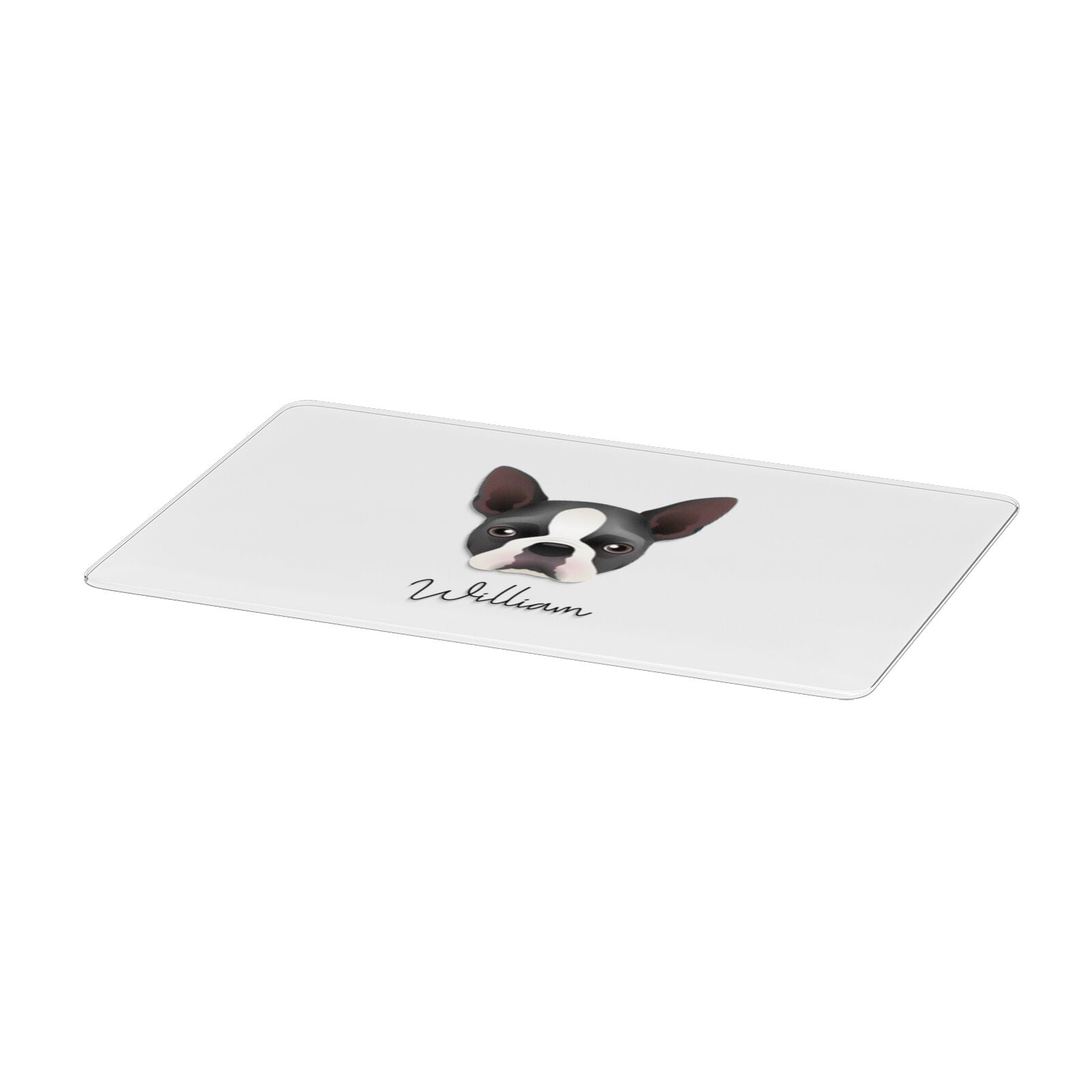 Boston Terrier Personalised Apple MacBook Case Only