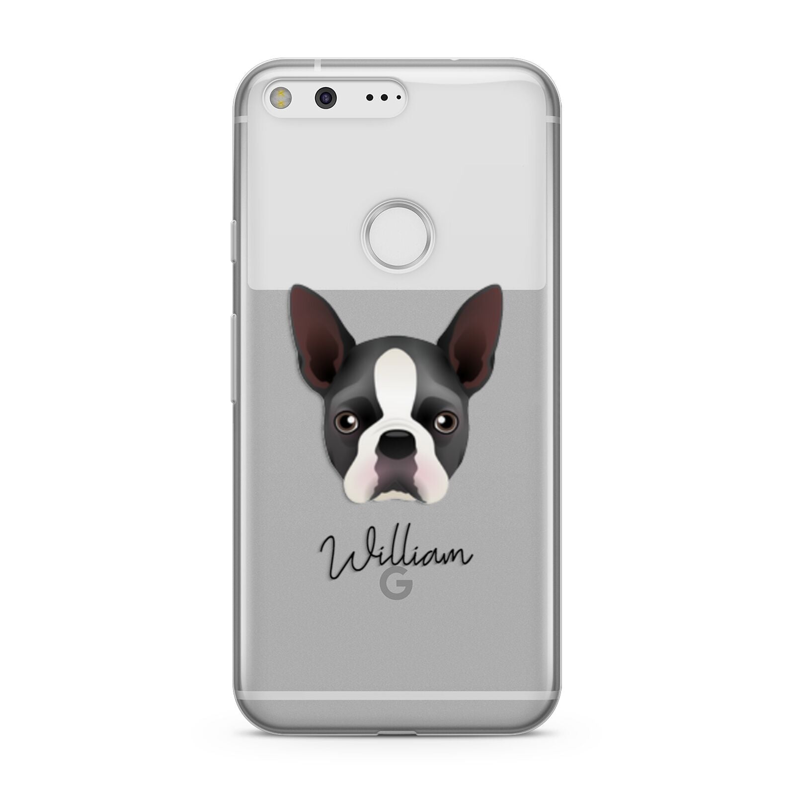 Boston Terrier Personalised Google Pixel Case