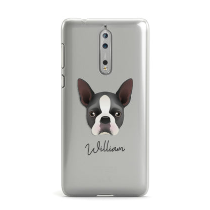 Boston Terrier Personalised Nokia Case