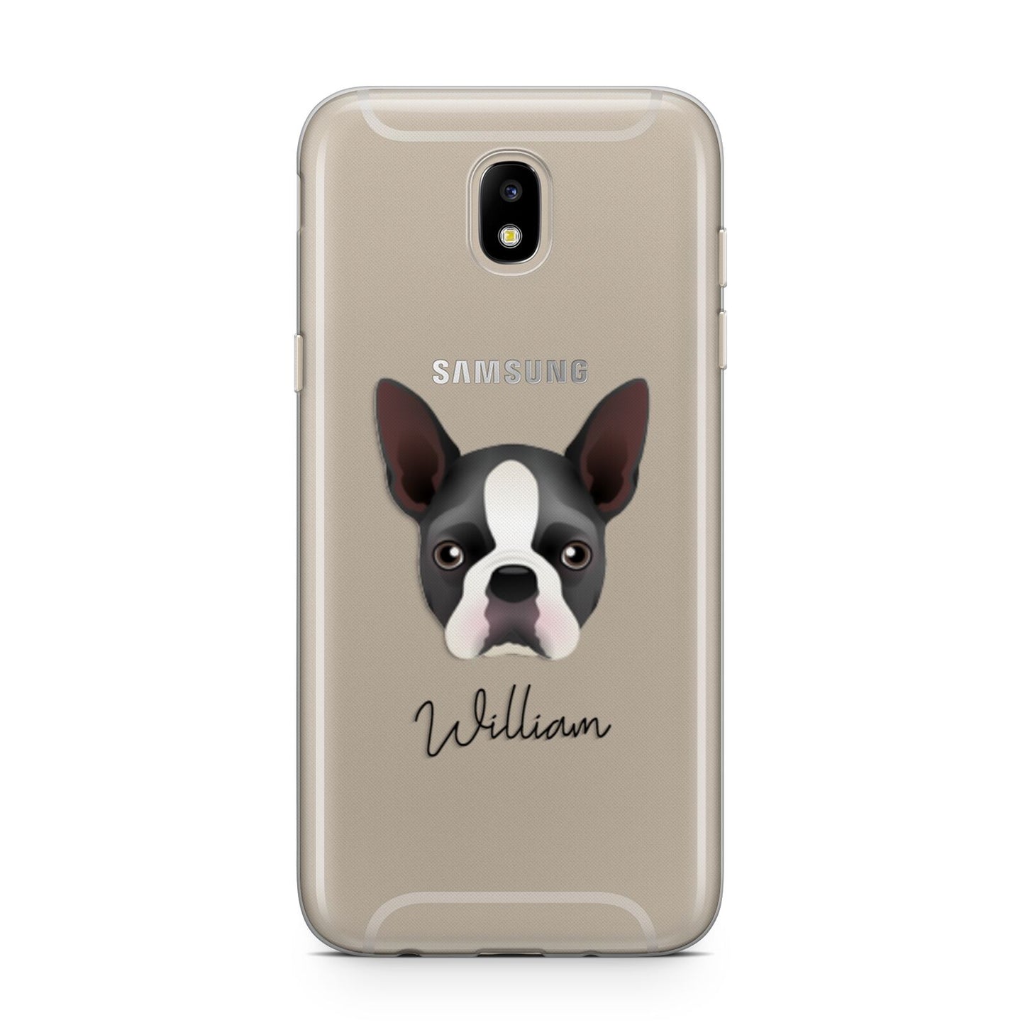 Boston Terrier Personalised Samsung J5 2017 Case