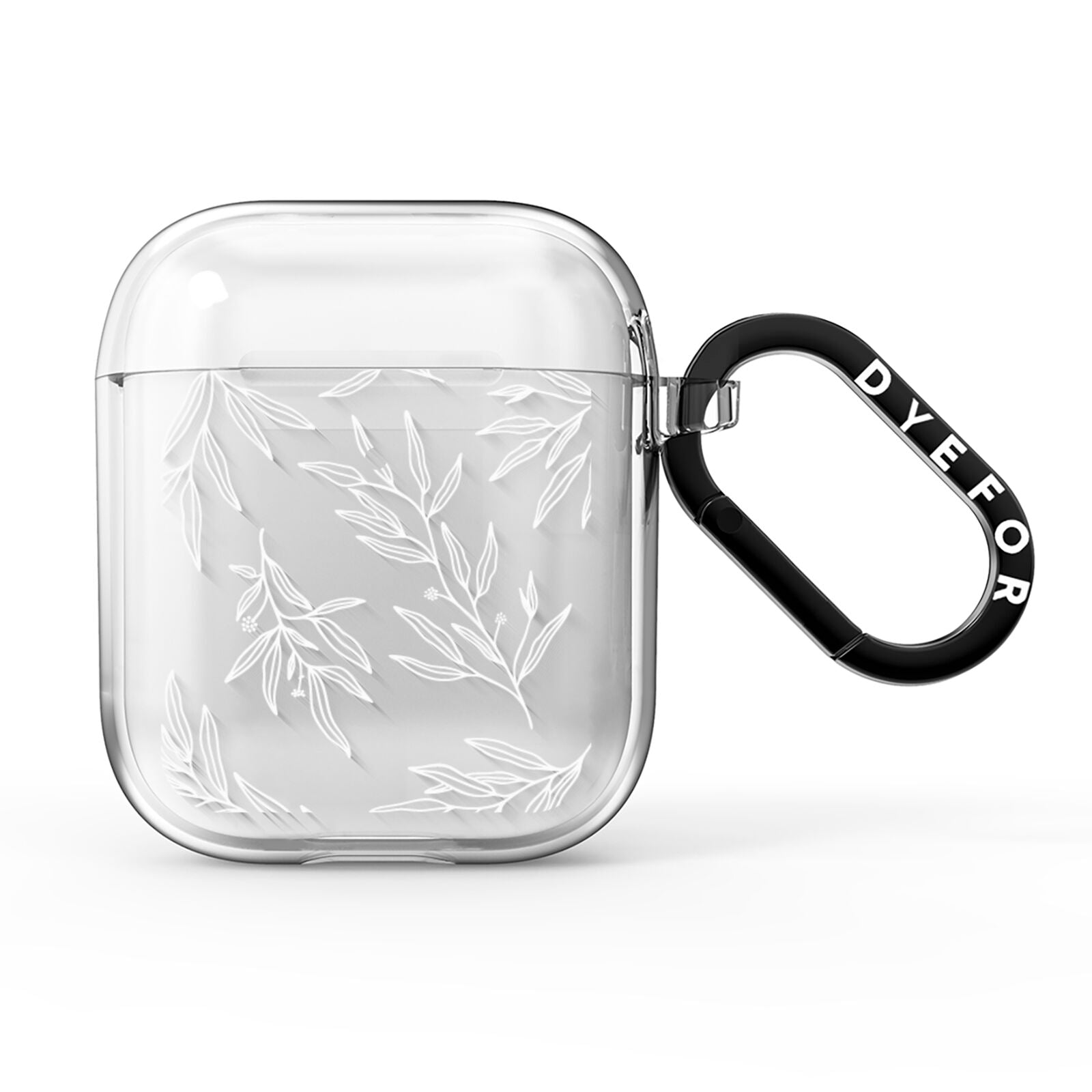 Botanical Leaf AirPods Clear Case