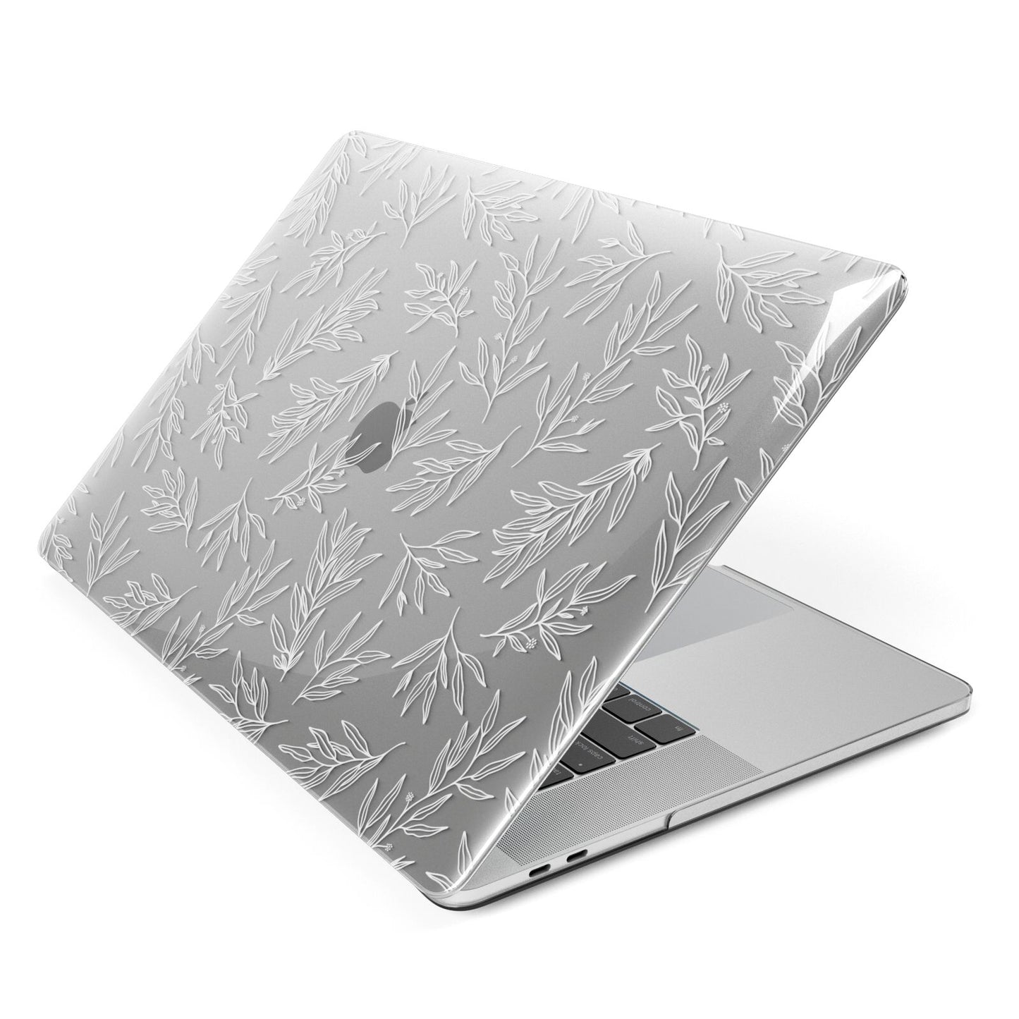 Botanical Leaf Apple MacBook Case Side View