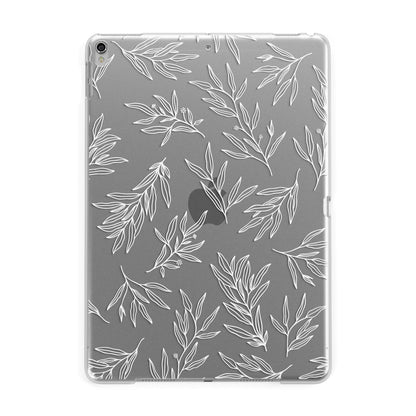 Botanical Leaf Apple iPad Silver Case