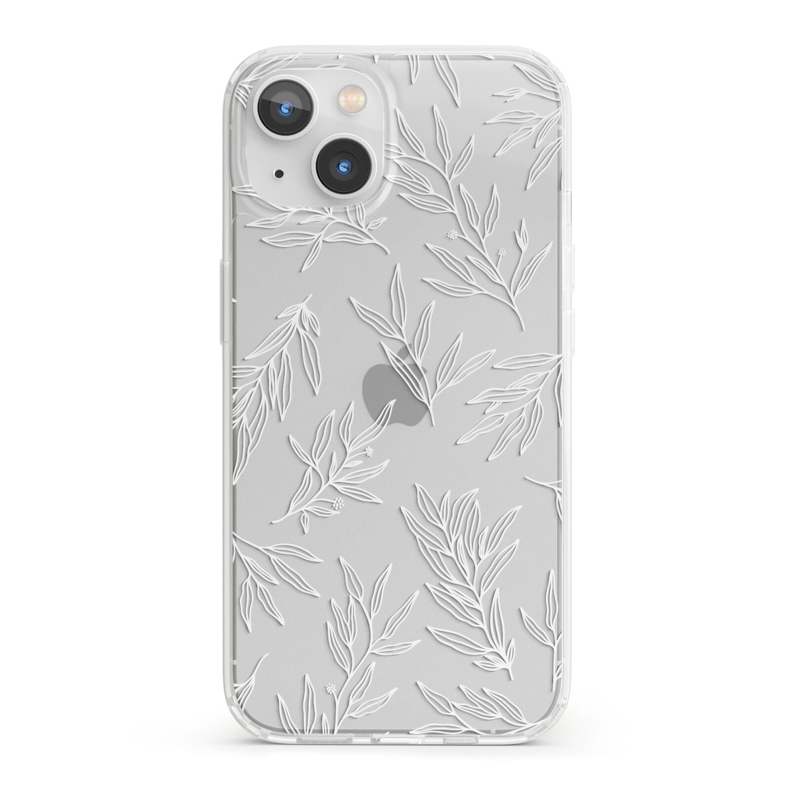 Botanical Leaf iPhone 13 Clear Bumper Case