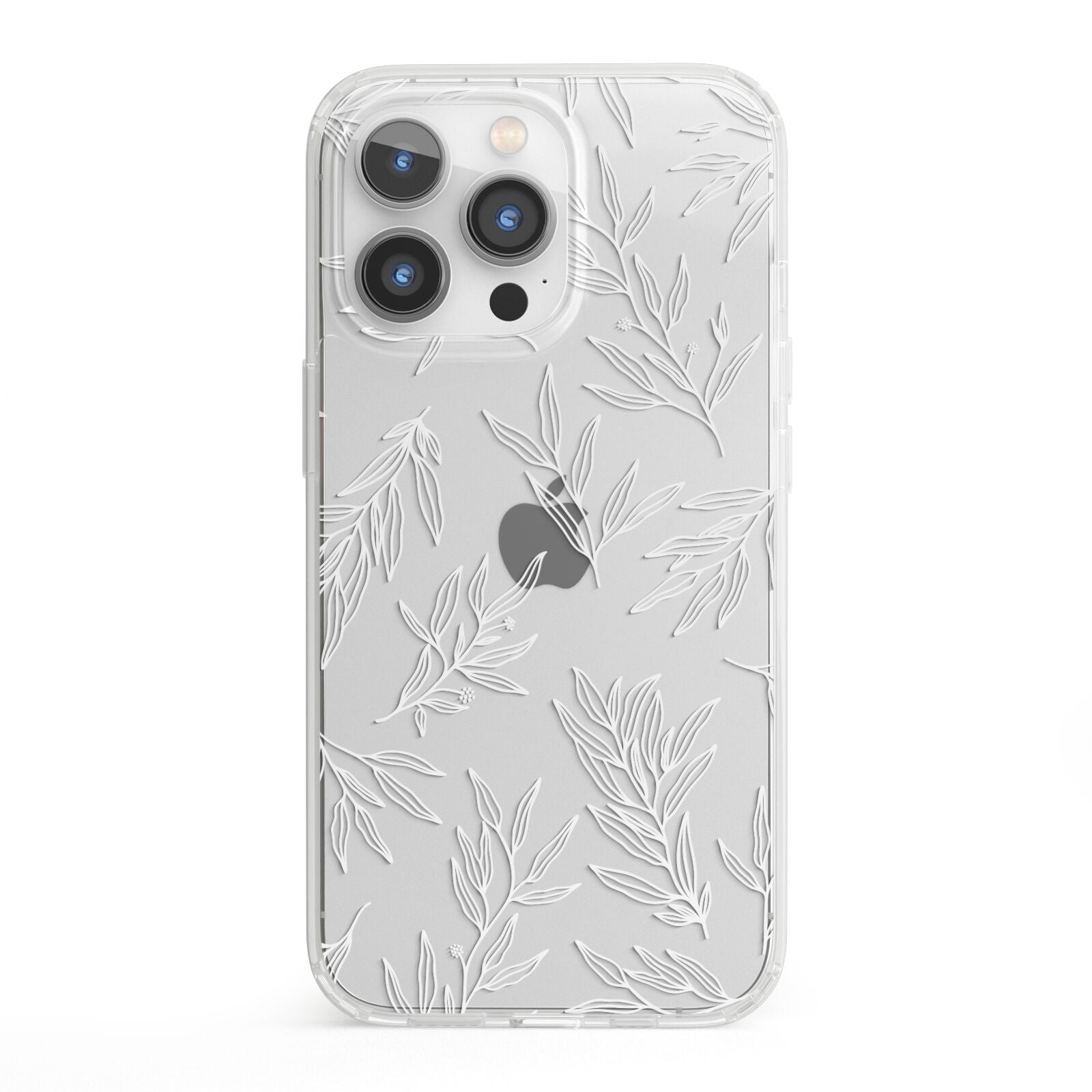 Botanical Leaf iPhone 13 Pro Clear Bumper Case