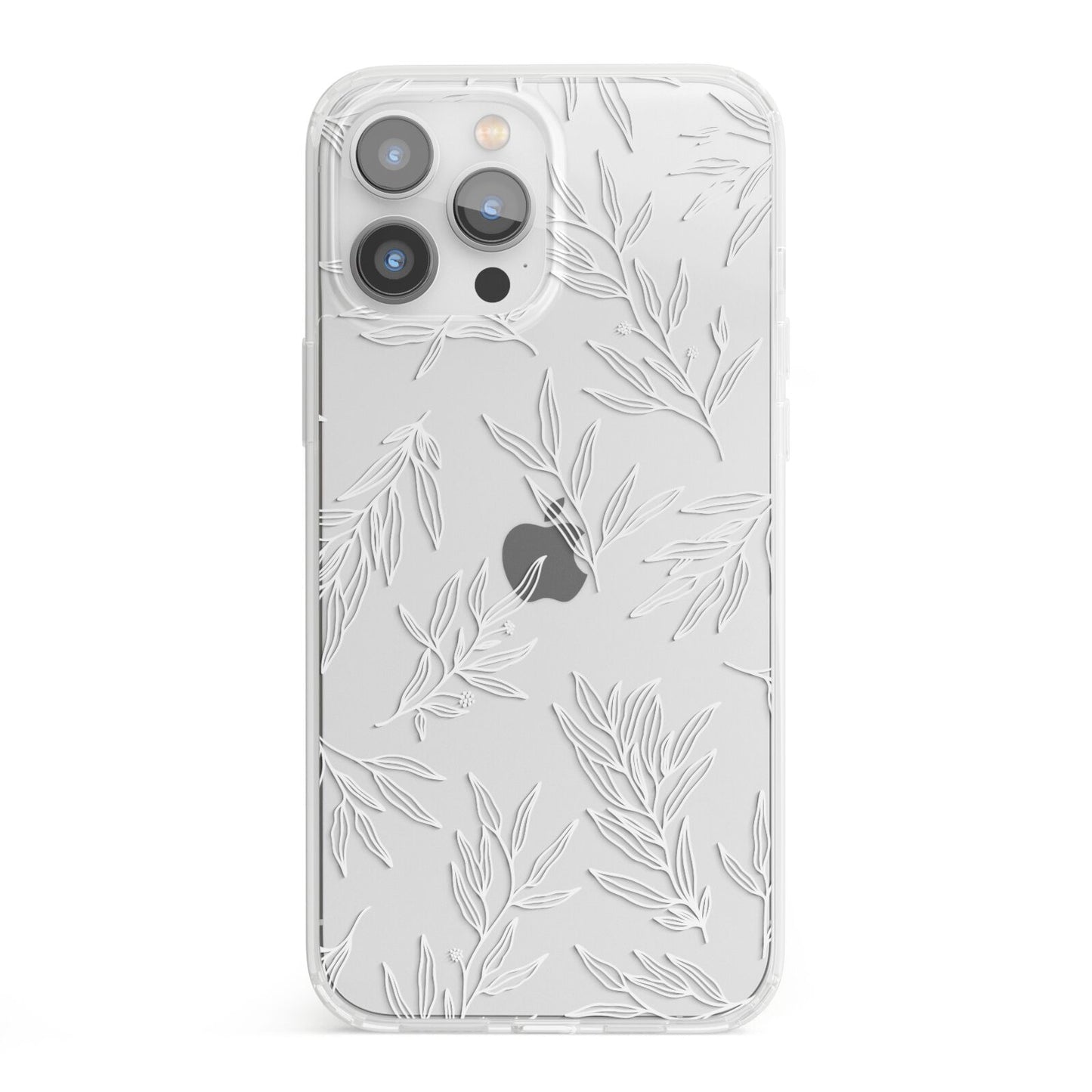 Botanical Leaf iPhone 13 Pro Max Clear Bumper Case