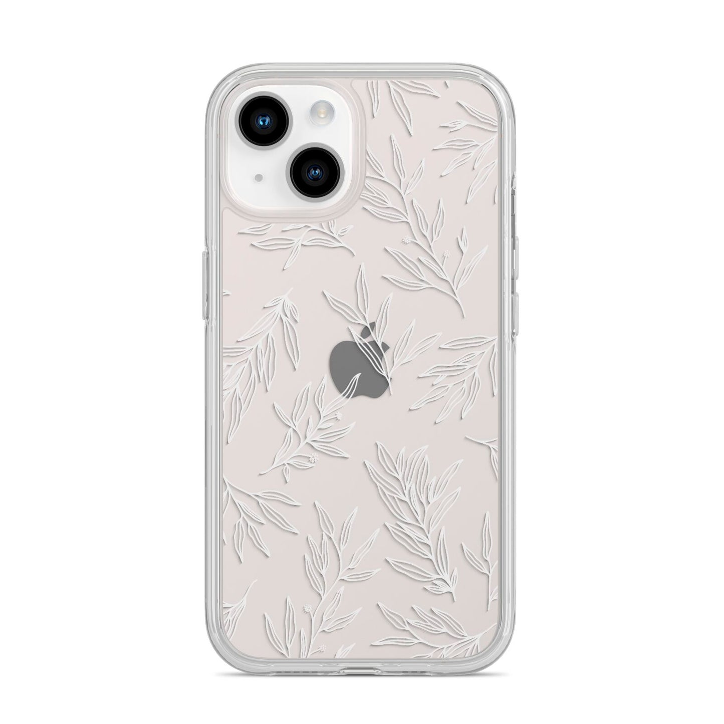 Botanical Leaf iPhone 14 Clear Tough Case Starlight